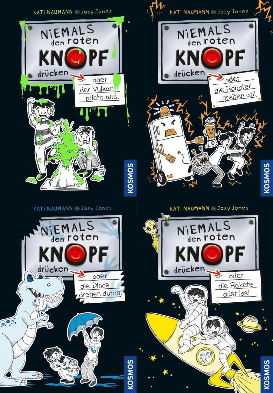 Elementary Spotlight: Niemals den roten Knopf drücken Series by Kati&nbsp;Neumann
